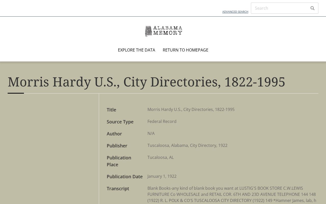 Northport city directory entries in the 1922 Polk volume